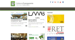 Desktop Screenshot of gobiernotransparente.com